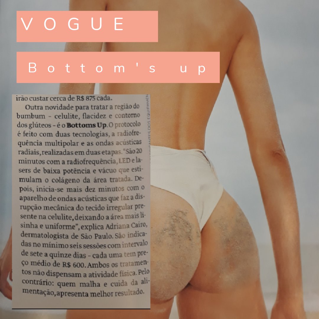 You are currently viewing Matéria revista Vogue – Bottoms Up
