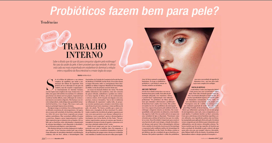 Read more about the article Probióticos fazem bem para pele?